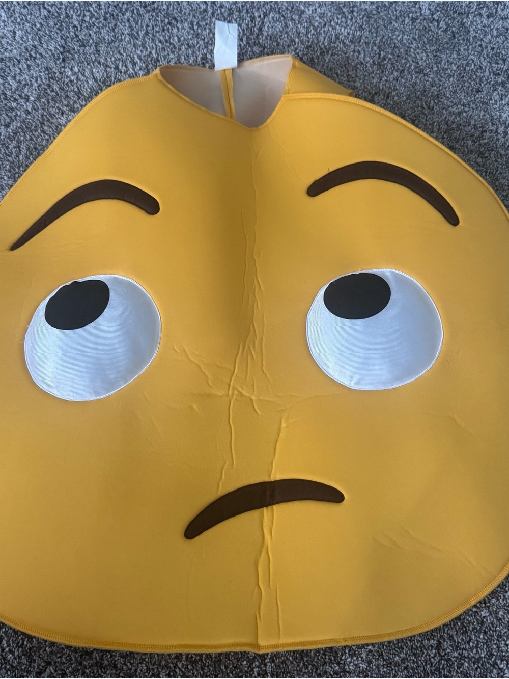 Yellow Emoji Kids Costume Tunic - Curious Face